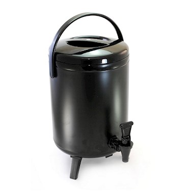 慶>鎰滿不鏽鋼烤漆保溫茶桶10L(黑)YM-1103AR - 慶泰餐具生活批發