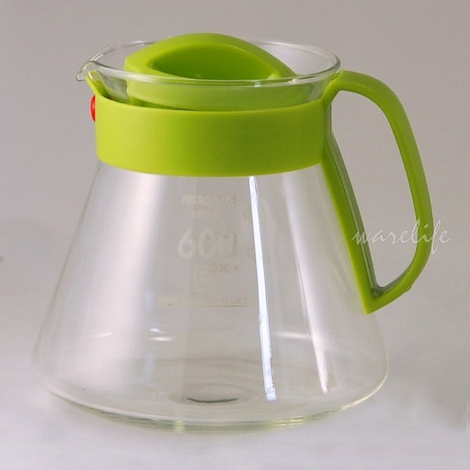 605cc耐热玻璃咖啡壶-苹果绿(可微波)